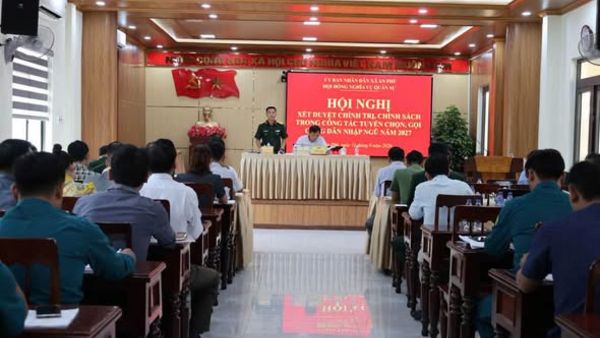 An Phú xét duyệt chính trị, chính sách tuyển chọn công dân nhập ngũ năm 2027