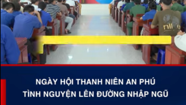 Ngày hội thanh niên An Phú tình nguyện lên đường nhập ngũ